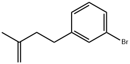 4-(3-Bromophenyl)-2-methylbut-1-ene Struktur