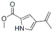 1H-Pyrrole-2-carboxylicacid,4-(1-methylethenyl)-,methylester(9CI) Struktur