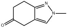 5H-Indazol-5-one,  2,4,6,7-tetrahydro-2-methyl- Struktur