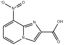 8-Nitroimidazo[1,2-a]pyridine-2-carboxylic acid Struktur