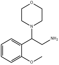 2-(2-METHOXY-PHENYL)-2-MORPHOLIN-4-YL-ETHYLAMINE Struktur