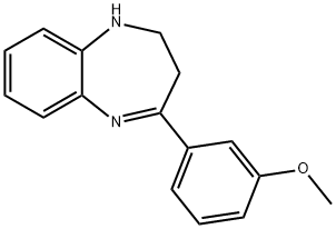 4-(3-METHOXY-PHENYL)-2,3-DIHYDRO-1H-BENZO[B][1,4]DIAZEPINE Struktur