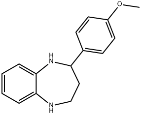 2-(4-METHOXY-PHENYL)-2,3,4,5-TETRAHYDRO-1H-BENZO[B][1,4]DIAZEPINE Struktur