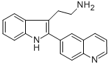 2-(2-QUINOLIN-6-YL-1H-INDOL-3-YL)-ETHYLAMINE Struktur