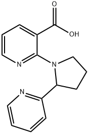 2-(2-PYRIDIN-2-YL-PYRROLIDIN-1-YL)-NICOTINIC ACID Struktur