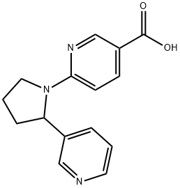 6-(2-PYRIDIN-3-YL-PYRROLIDIN-1-YL)-NICOTINIC ACID Struktur