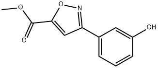 3-(3-HYDROXY-PHENYL)-ISOXAZOLE-5-CARBOXYLIC ACID METHYL ESTER Struktur