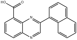 3-NAPHTHALEN-1-YL-QUINOXALINE-5-CARBOXYLIC ACID Struktur