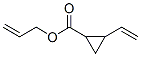 Cyclopropanecarboxylic acid, 2-ethenyl-, 2-propenyl ester (9CI) Struktur