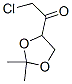 Ethanone, 2-chloro-1-(2,2-dimethyl-1,3-dioxolan-4-yl)- (9CI) Struktur