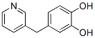 1,2-Benzenediol, 4-(3-pyridinylmethyl)- (9CI) Struktur