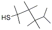 2,3,3,4,4,5-hexamethylhexane-2-thiol Struktur