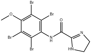 4,5-二氫-N-(2,3,5,6-四溴-4-甲氧基苯基)-1H-咪唑-2-甲酰胺, 905105-89-7, 結(jié)構(gòu)式