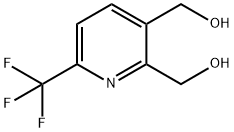 (6-(trifluoroMethyl)pyridine-2,3-diyl)diMethanol Struktur