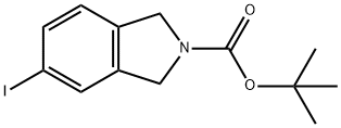 tert-Butyl 5-iodoisoindoline-2-carboxylate Struktur