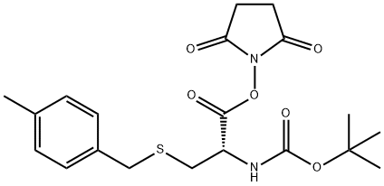 BOC-D-CYS(MBZL)-OSU Struktur