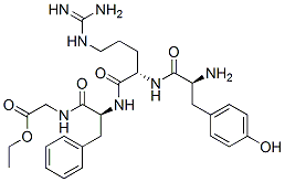 tyrosyl-arginyl-phenylalanyl-glycine ethyl ester Struktur