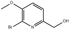 (6-bromo-5-methoxy-2-pyridinyl)methanol Struktur