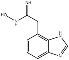 4-Benzimidazoleacetamidoxime(7CI) Struktur