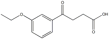 4-(3-ETHOXYPHENYL)-4-OXOBUTYRIC ACID Struktur