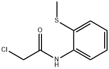 2-Chloro-N-(2-methylsulfanyl-phenyl)-acetamide Struktur