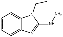 2H-Benzimidazol-2-one,1-ethyl-1,3-dihydro-,hydrazone(9CI) Struktur