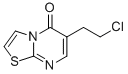 6-(2-CHLOROETHYL)-5H-THIAZOLO[3,2-A]PYRIMIDIN-5-ONE Struktur