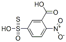 2-nitro-5-thiosulfobenzoic acid Struktur