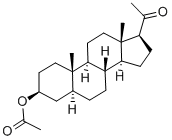 ALLOPREGNANOLONE ACETATE Struktur