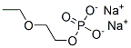 Ethanol, 2-ethoxy-, phosphate, sodium salt Struktur