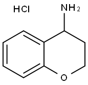 クロマン-4-イルアミン塩酸塩 化學(xué)構(gòu)造式