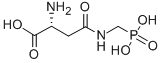 B-D-ASPARTYLAMINOMETHYLPHOSPHONIC ACID Struktur