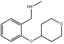 n-methyl-2-(tetrahydropyran-4-yloxy)benzylamine Struktur