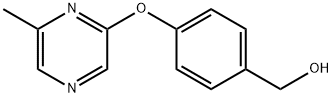 4-[(6-Methylpyrazin-2-yl)oxy]benzyl alcohol 97% Struktur