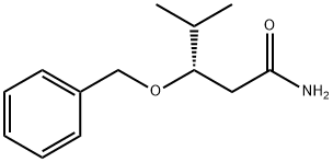 (S)-3-(BENZYLOXY)-4-METHYLPENTANAMIDE Struktur