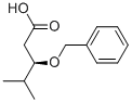 (R)-3-(BENZYLOXY)-4-METHYLPENTANOIC ACID Struktur