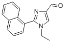 1-ETHYL-2-NAPHTHALEN-1-YL-1H-IMIDAZOLE-4-CARBALDEHYDE Struktur