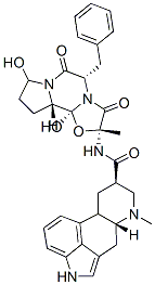 8'-hydroxydihydroergotamine Struktur