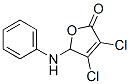 2(5H)-Furanone,  3,4-dichloro-5-(phenylamino)- Struktur