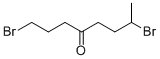 1,7-DIBROMO-OCTAN-4-ONE Struktur