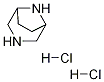 3,8-Diazabicyclo[3.2.1]octane dihydrochloride Struktur