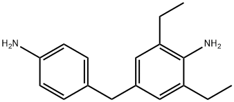 4-[(4-aminophenyl)methyl]-2,6-diethylaniline Struktur