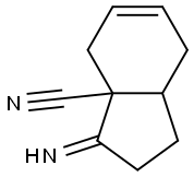 3aH-Indene-3a-carbonitrile,  1,2,3,4,7,7a-hexahydro-3-imino- Struktur