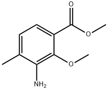 Methyl 3-aMino-2-Methoxy-4-Methylbenzoate Struktur