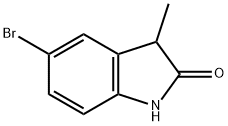 5-bromo-3-methylindolin-2-one Struktur