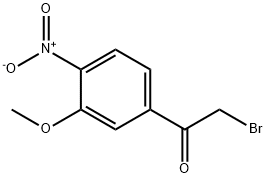 2-Bromo-1-(3-methoxy-4-nitrophenyl)-1-ethanone Struktur