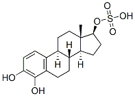 4-hydroxyestradiol 17-sulfate Struktur