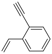 Benzene, 1-ethenyl-2-ethynyl- (9CI) Struktur