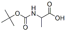 2-tert-Butoxycarbonylamino-propionic acid Struktur