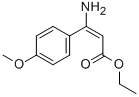 3-AMINO-3-(4-METHOXYPHENYL)-2-PROPENOIC ACID ETHYL ESTER Struktur